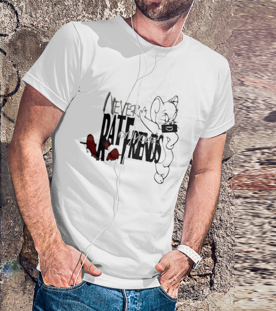Never Rat On Your Friends Jerry Mouse Scontrol T-Shirt