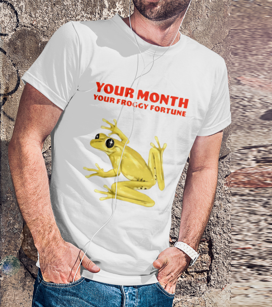 Your Month Your Froggy Fortune Horoscope Frog T-Shirt