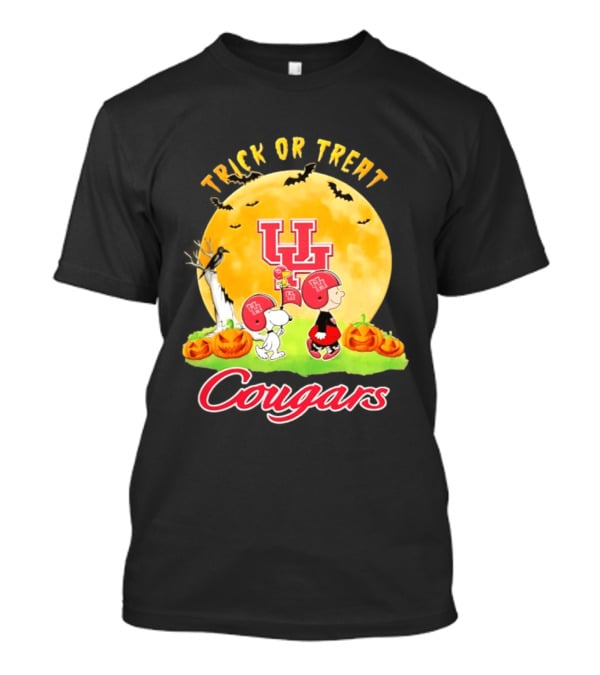 Houston Cougars Peanuts Trick Or Treat Halloween 2026 Abbey Road T-Shirt