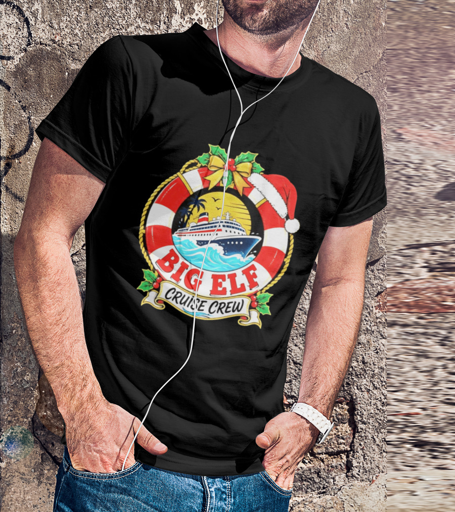 Big Elf Cruise Crew Christmas Vacation T-Shirt