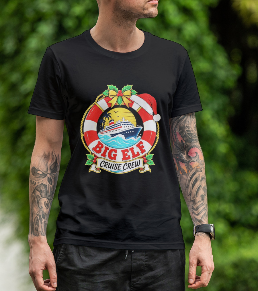 Big Elf Cruise Crew Christmas Vacation T-Shirt