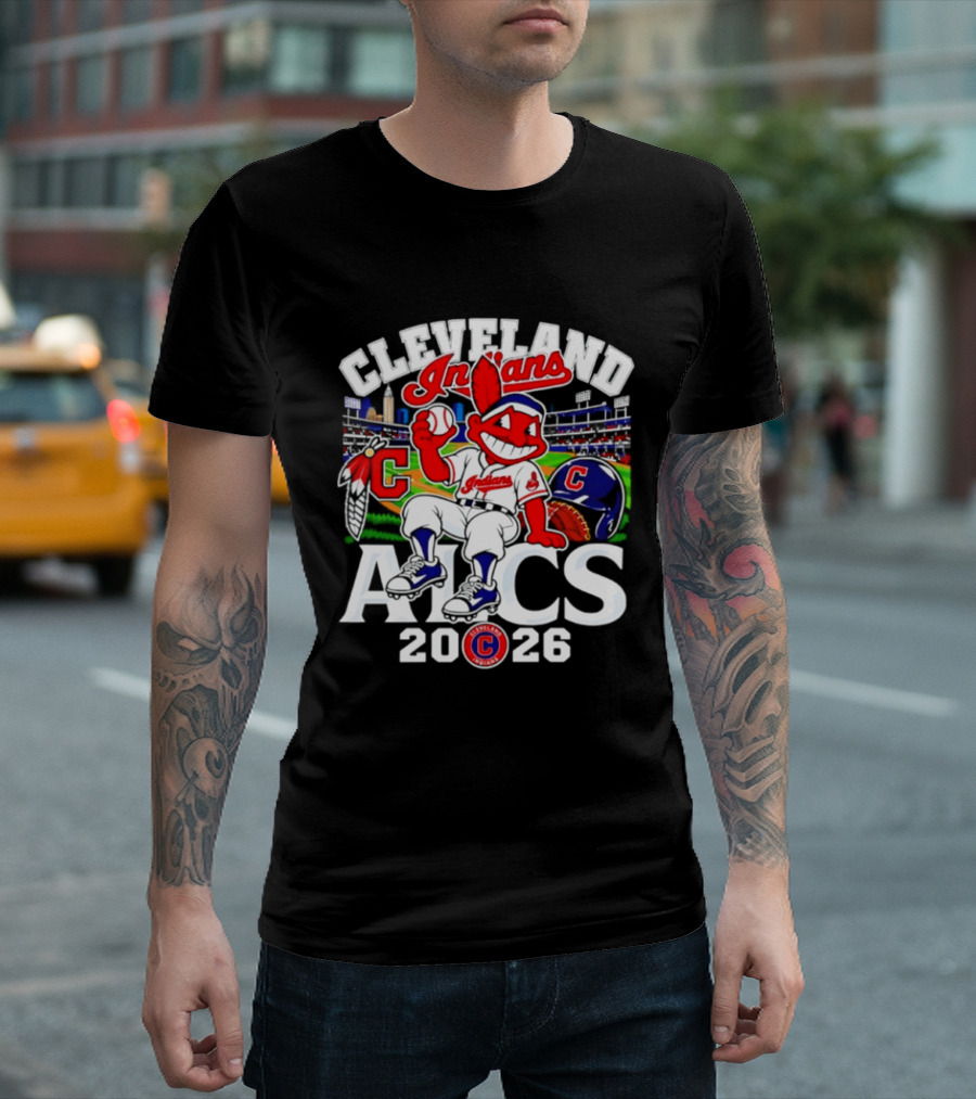 Cleveland Indians ALCS 2026 Baseball Stadium Celebration T-Shirt