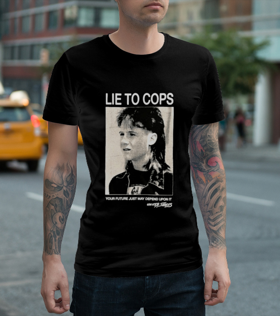 Lie To Cops Danny Cooksey Your Future Just May Depend Upon It United Snakes T-Shirt