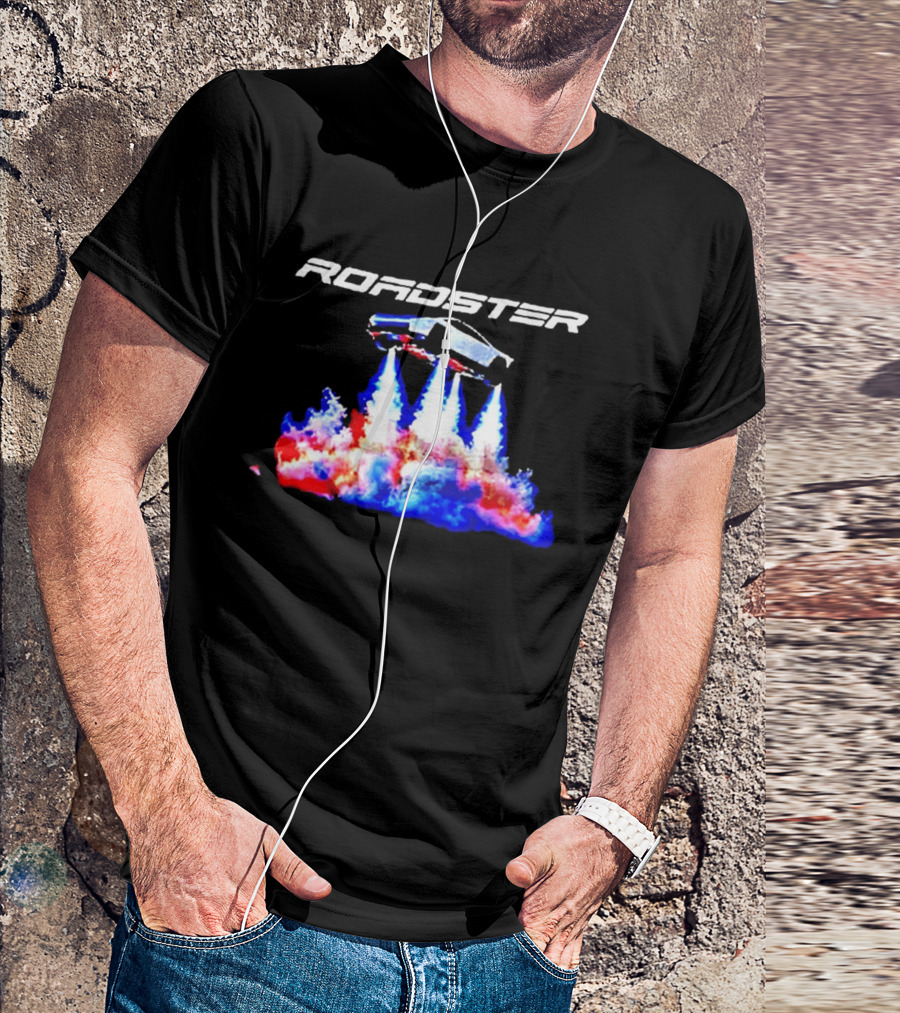 Flying Roadster 2026 Rocket Launch T-Shirt