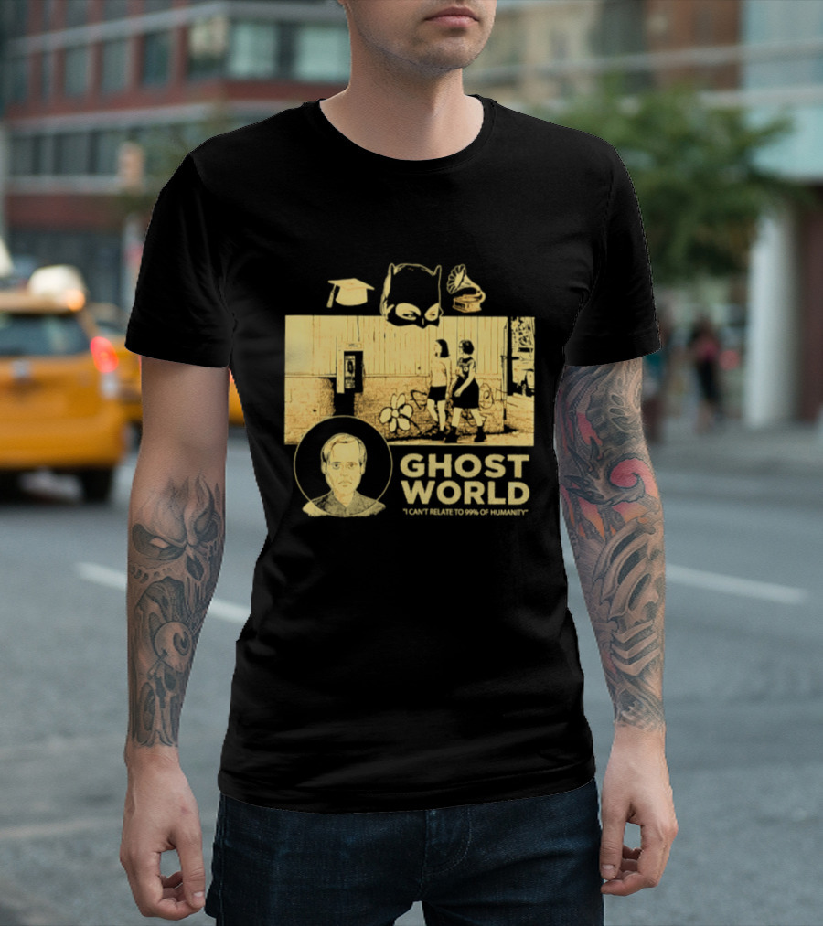Ghost World I Can't Relate To 99% Of Humanity Cartoon T-Shirt