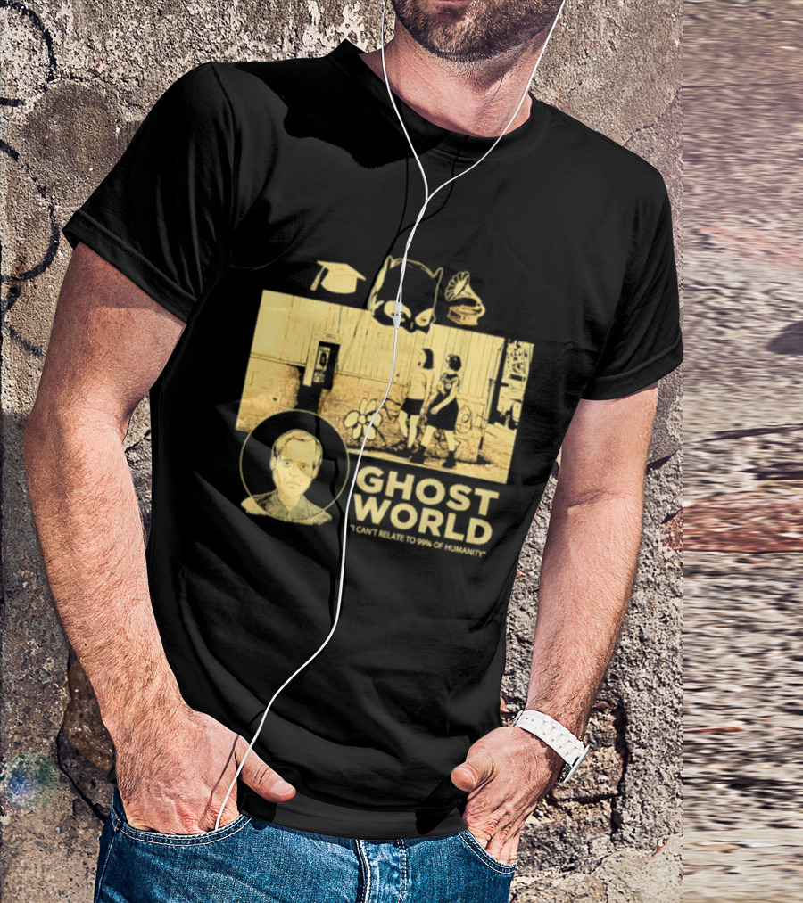 Ghost World I Can't Relate To 99% Of Humanity Cartoon T-Shirt
