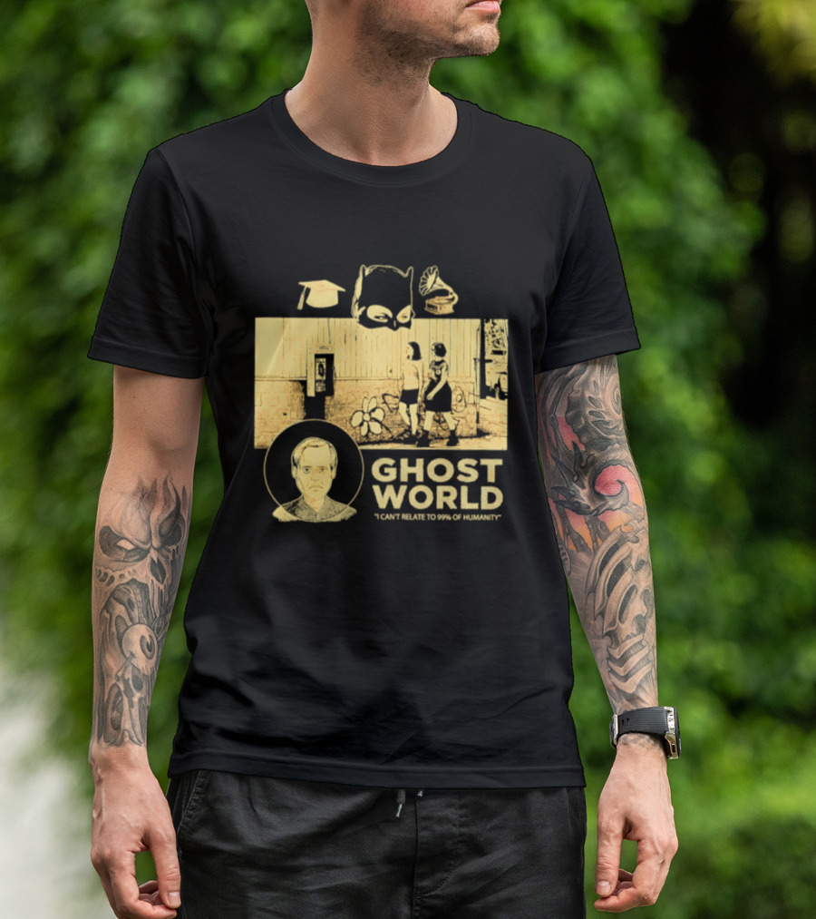 Ghost World I Can't Relate To 99% Of Humanity Cartoon T-Shirt