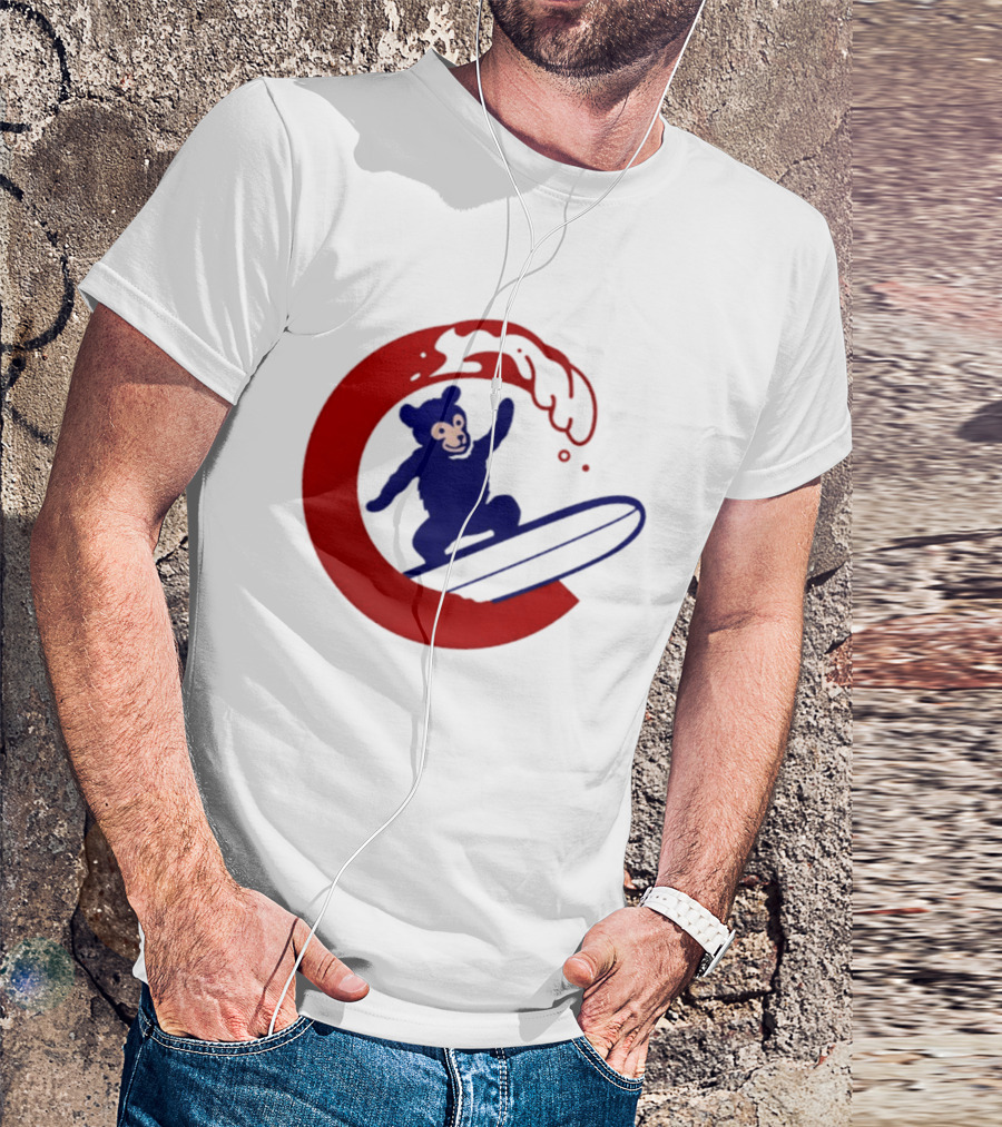 Clark The Cub Surfing Chicago Cubs Baseball 2026 T-Shirt