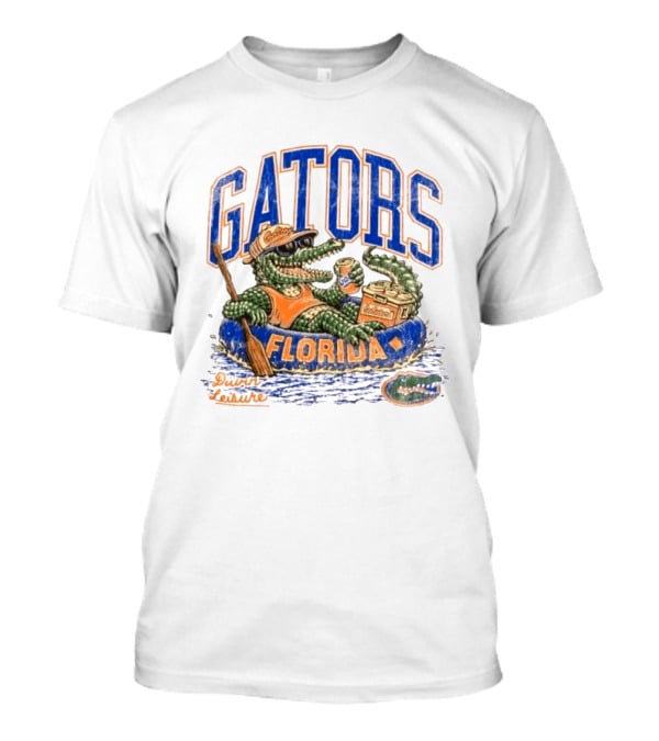Florida Gators Duvin Leisure Alligator Floating Tube Gators Gear T-Shirt