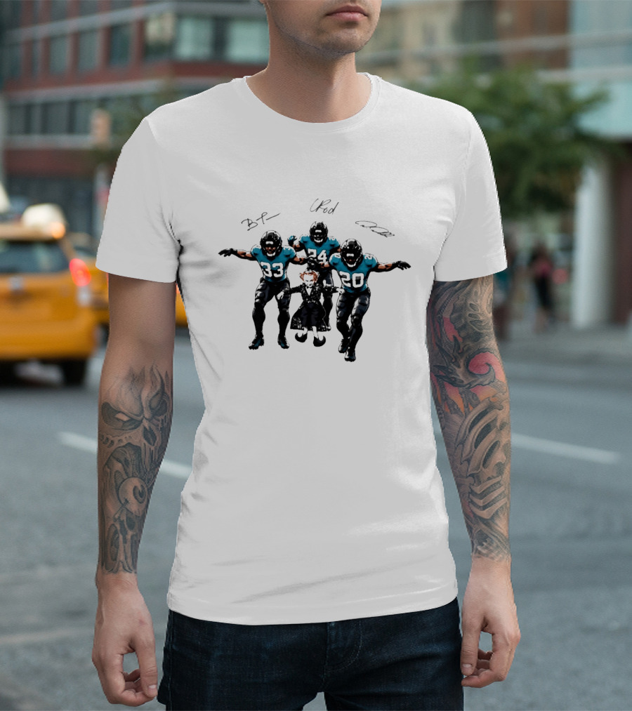 Jacksonville Jaguars Tiptoeing UFod 33 24 20 T-Shirt