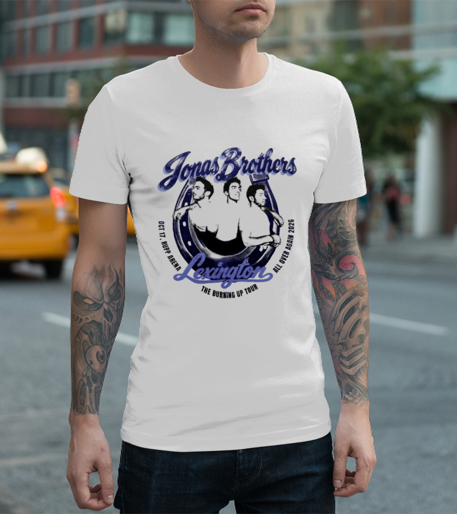 Jonas Brothers Rupp Arena Lexington October 17th 2026 Tour T-Shirt