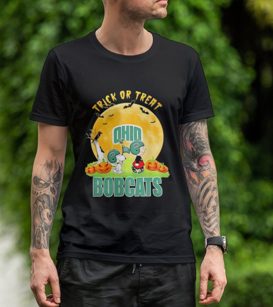 Ohio Bobcats Peanuts Trick Or Treat Halloween 2026 T-Shirt