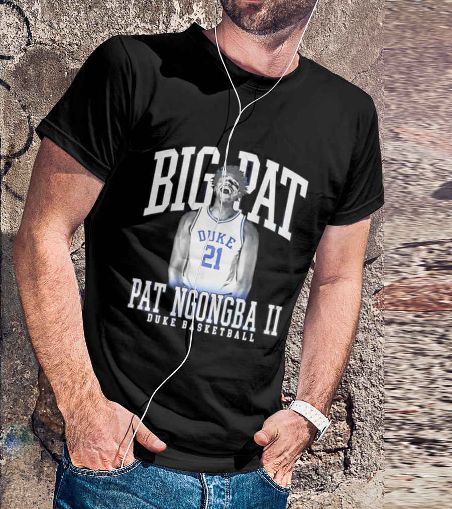 BIG PAT Ngongba II Duke 21 Basketball T-Shirt