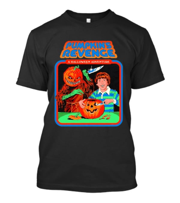 Pumpkin's Revenge A Halloween Adventure Creepy Jack O' Lantern T-Shirt