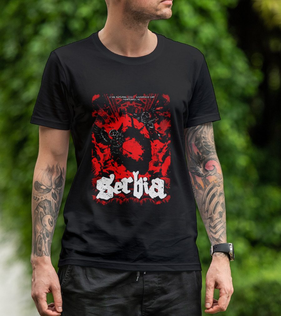 Serbia Live At Escenario GNP Seguros Monterrey NL 17 De Octubre 2026 Event Essentials T-Shirt