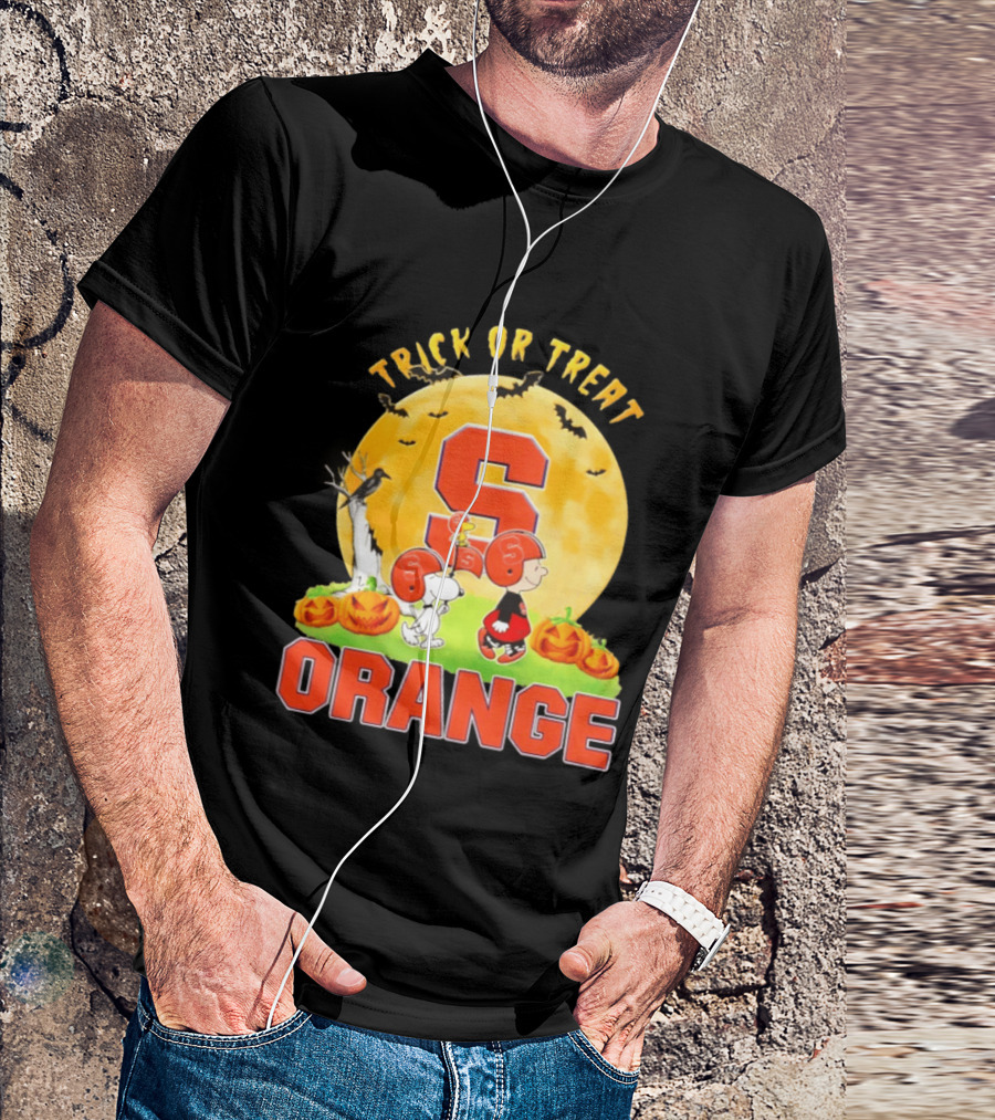 Syracuse Orange Peanuts Trick Or Treat Halloween 2026 T-Shirt