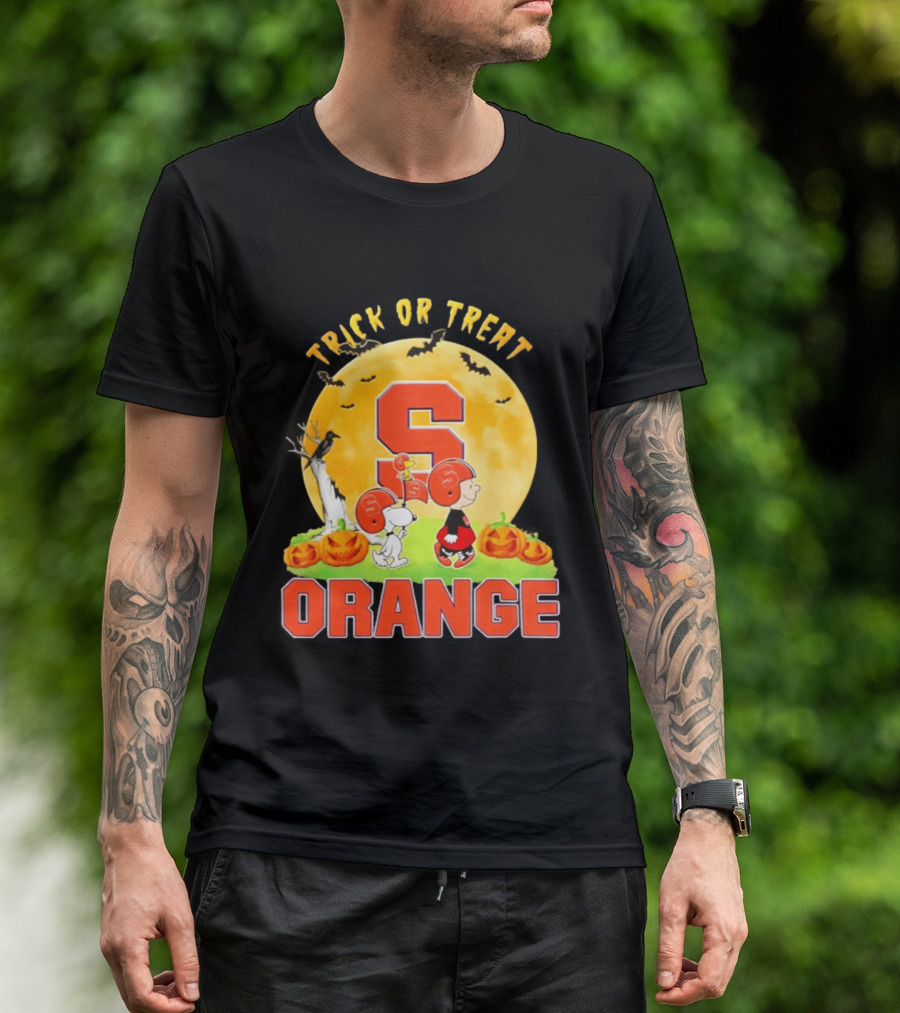 Syracuse Orange Peanuts Trick Or Treat Halloween 2026 T-Shirt
