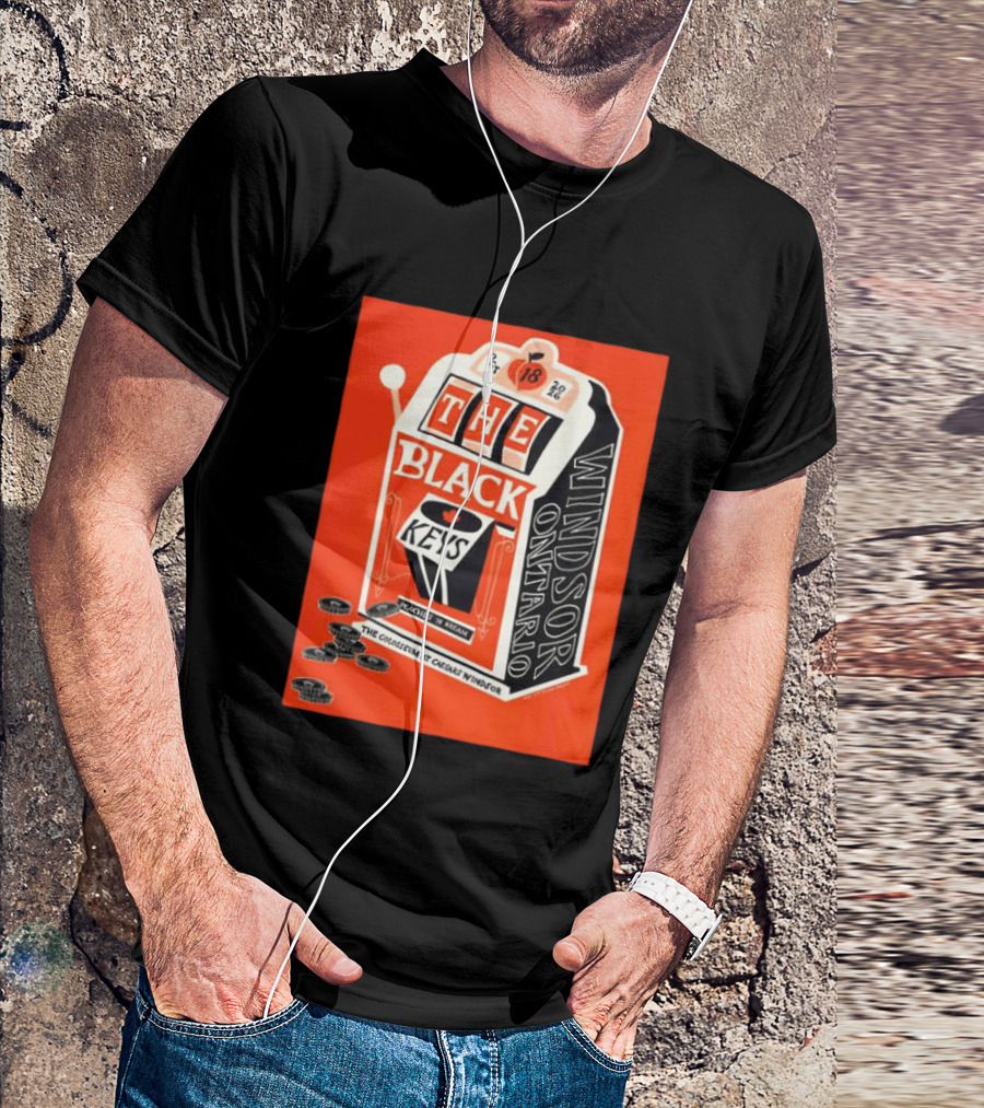The Black Keys Caesars Windsor Ontario Peaches 'N Kream Oct 18 2026 T-Shirt