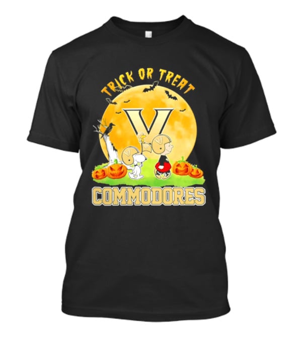 Vanderbilt Commodores Peanuts Halloween Trick Or Treat 2026 T-Shirt