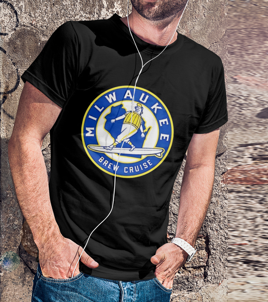 Milwaukee Brew Cruise Barrelman Surfing 2026 T-Shirt
