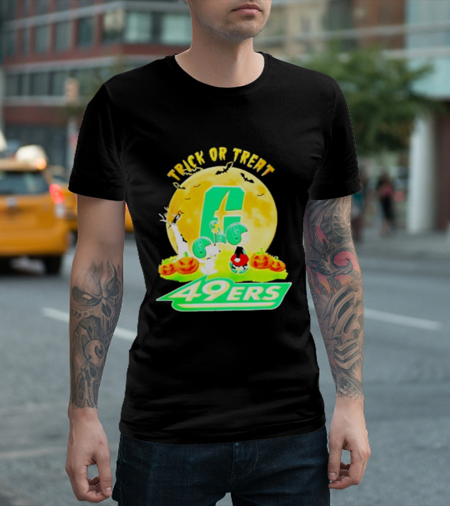 Charlotte 49ers Peanuts Trick Or Treat Halloween 2026 Abbey Road T-Shirt