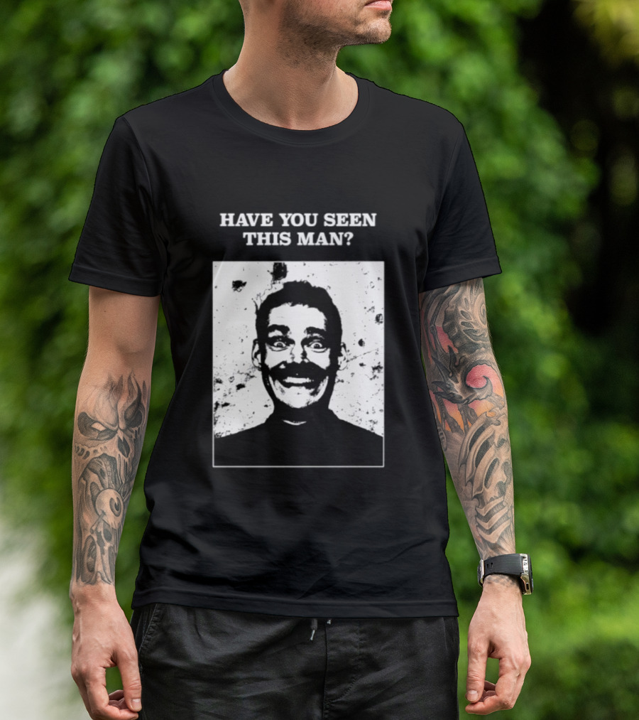 Have You Seen This Man Creepy Face Urban Legend Mysterious Expression T-Shirt
