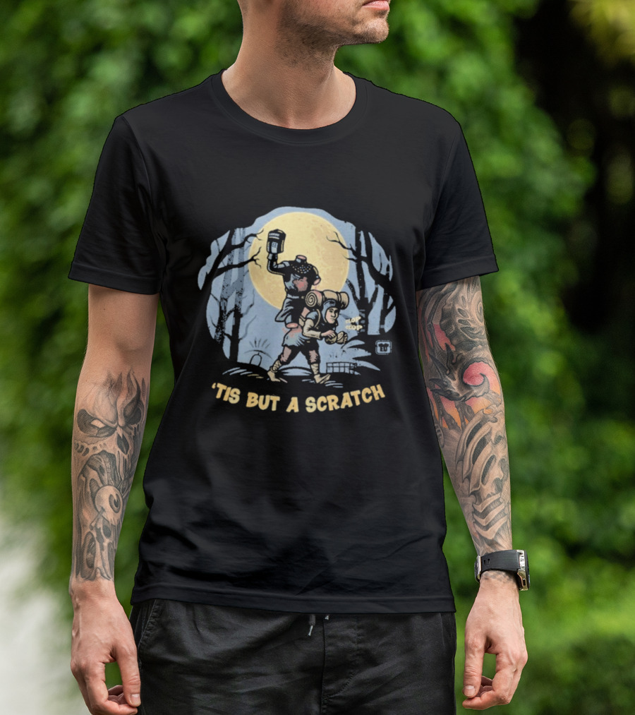 Tis But A Scratch Headless Horseman Knight T-Shirt