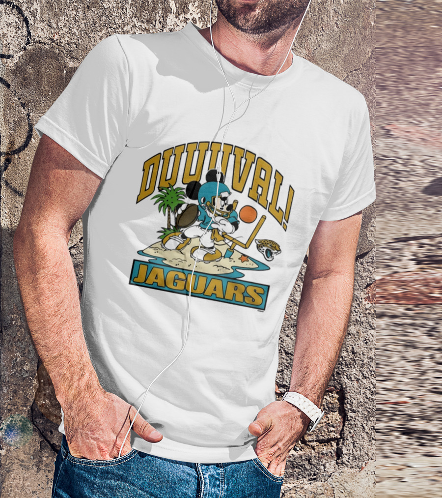 Duuuval Jaguars Mickey Mouse Football 2026 T-Shirt