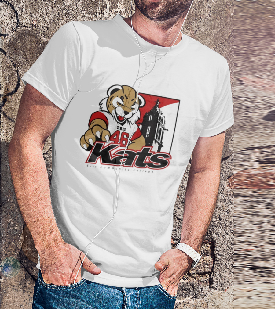 SUNY Erie Community College Kats 46 Sports Team 2026 T-Shirt