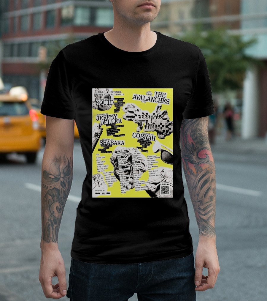 Simple Things 2026 Festival Bristol UK Line Up Featuring The Avalanches Live On November 7 Curated By Squid Jeremy Deller Shabaka And Cobrah T-Shirt