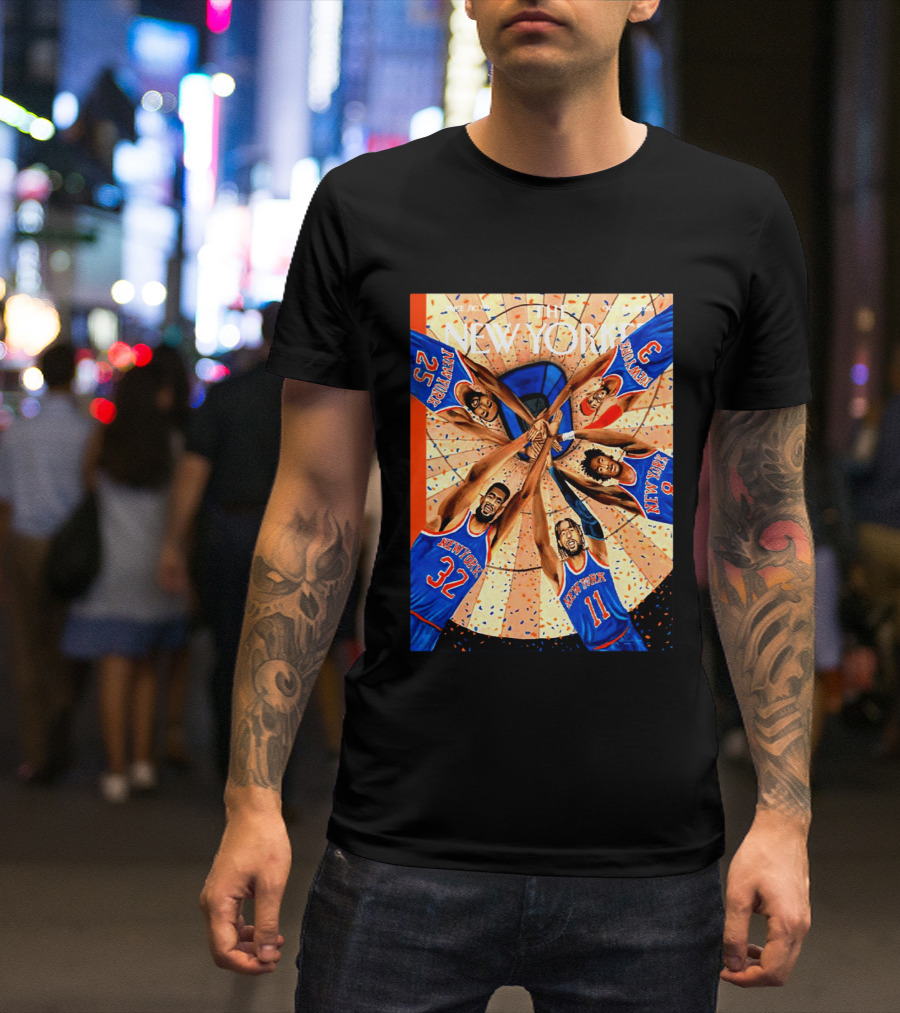 The New Yorker Make It Two New York Knicks Team Spirit Oct 26 2026 Cover T-Shirt