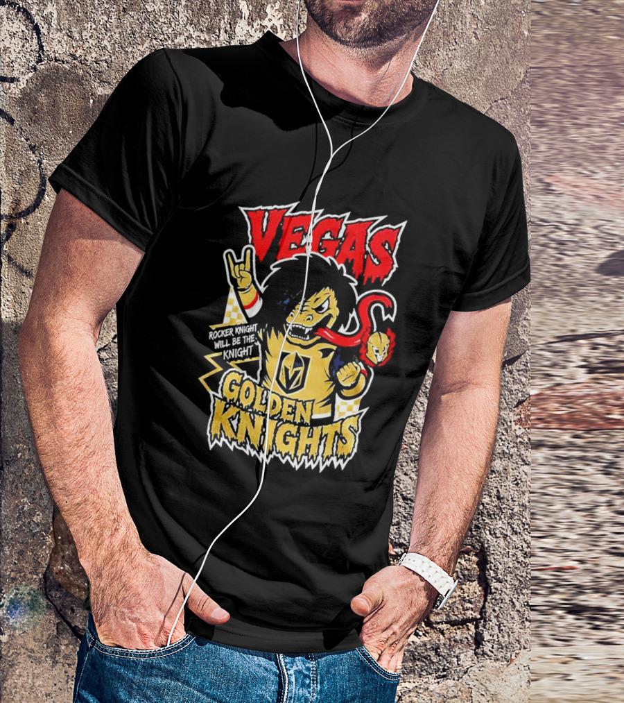 Vegas Golden Knights Rocker Knight Will Be The Knight T-Shirt