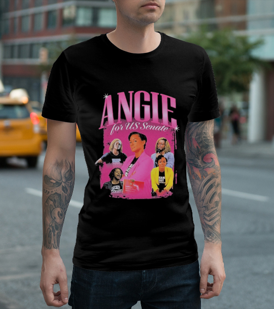 ANGIE For US Senate 2026 Empowerment Leadership Stand Resist Unify T-Shirt