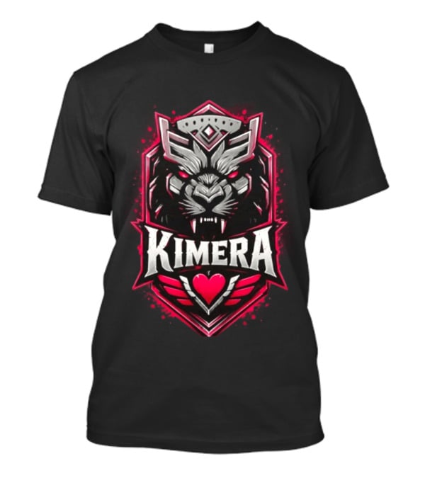 Benjamin Kimera Fierce Emblem With Heart And Wings T-Shirt