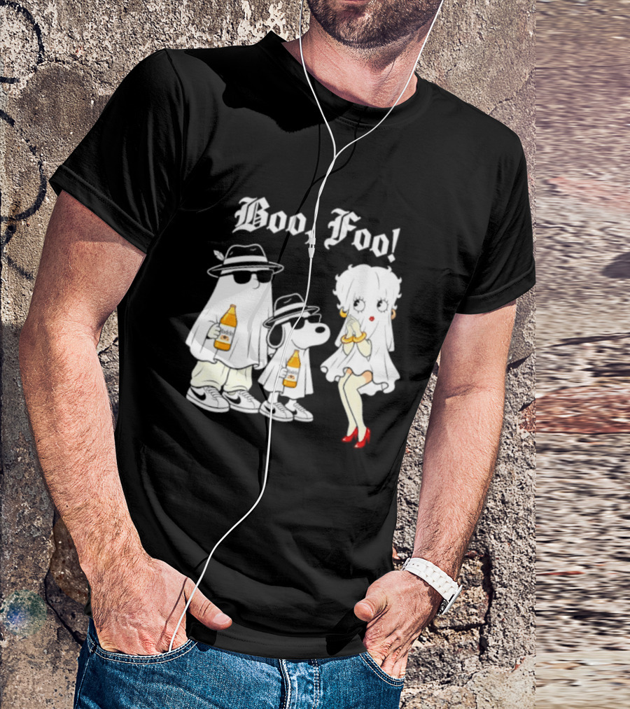 Boo Foo Snoopy And Friends Beer Modelo Betty Boop T-Shirt
