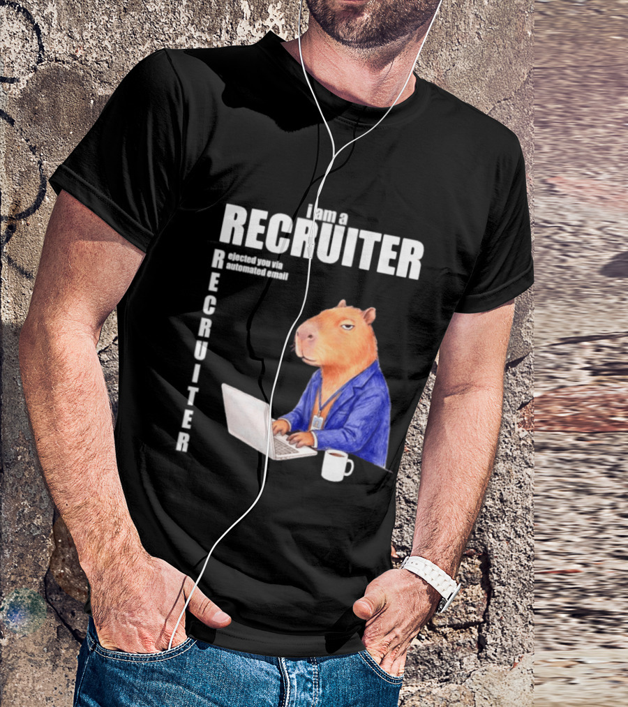 Capybara Recruiter Automated Email Ejection T-Shirt