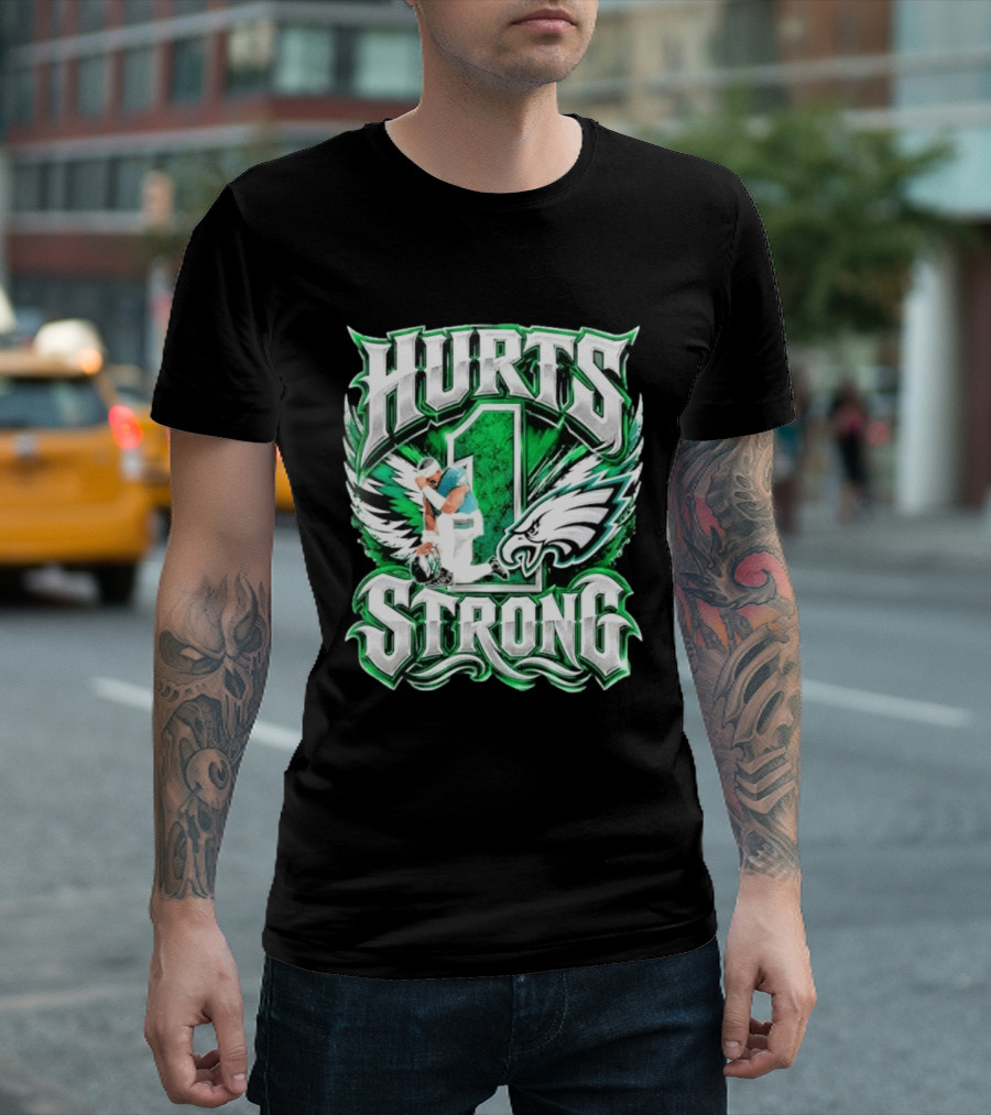 Jalen Hurts Strong Eagles Number 1 T-Shirt