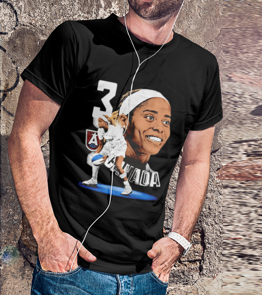 Jordin Canada 3 Atlanta Dream Basketball Star T-Shirt