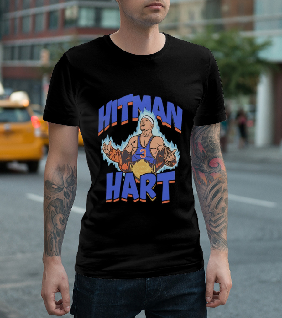 Hitman Hart 3 Basketball Champion T-Shirt