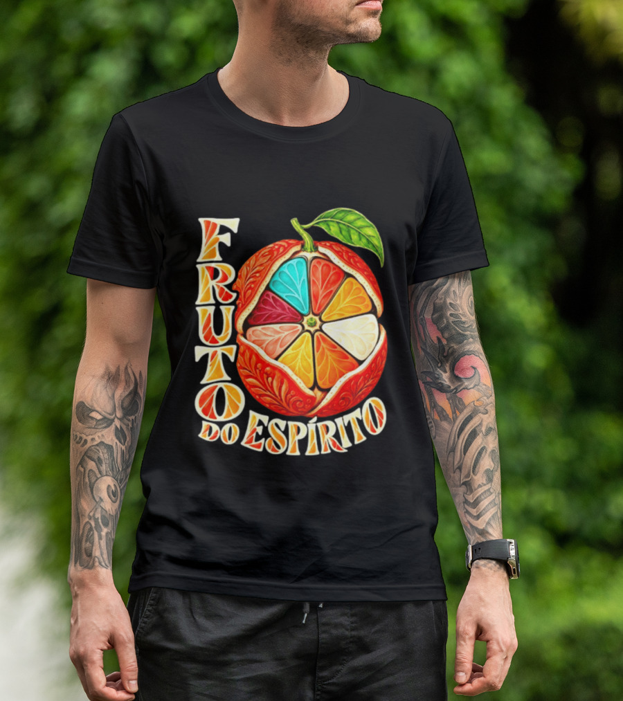 Fruto Do Espírito Colorful Citrus Christian T-Shirt