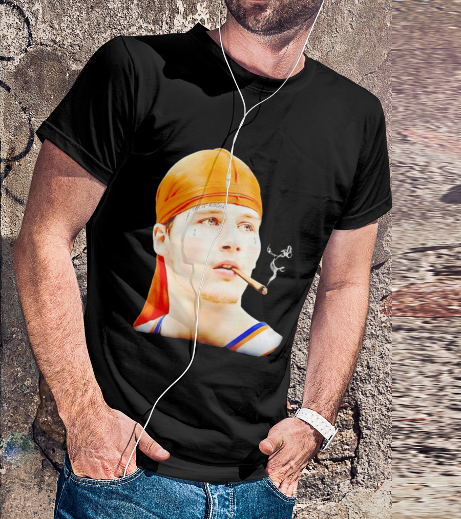 Gangsta Kolek Tyler Kolek Cool Kolek New York Knicks Cigar T-Shirt