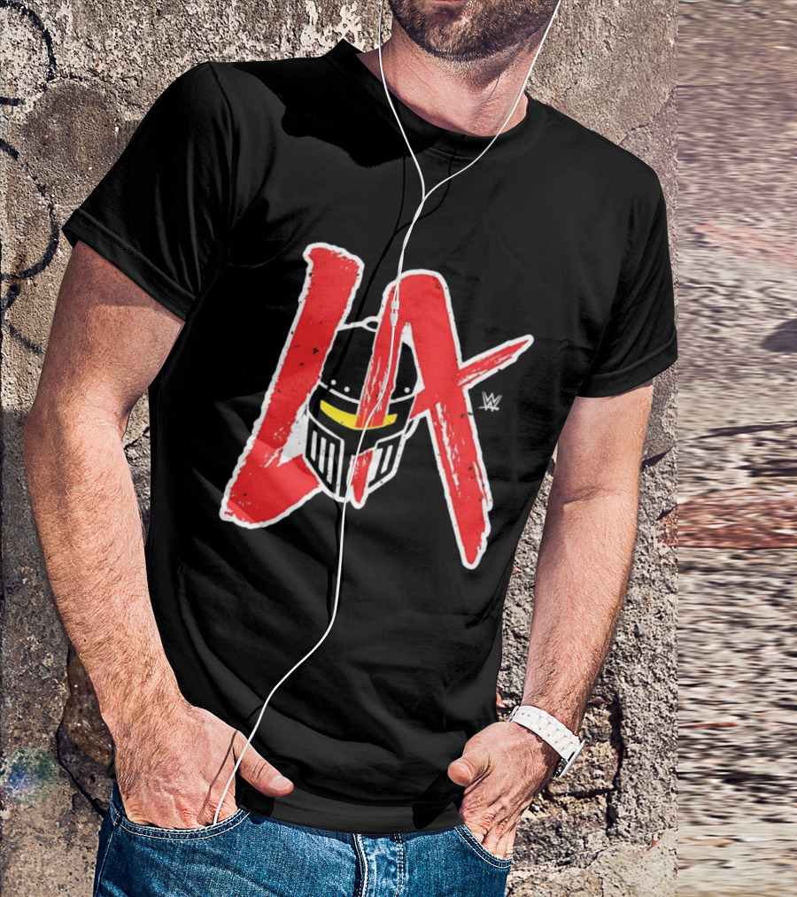 LA Knight 2026 Mandalorian Helmet WWE T-Shirt