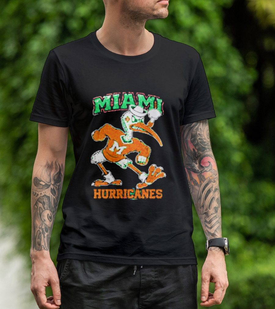Miami Hurricanes Mascot Sports Team T-Shirt