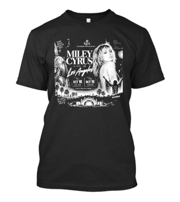 Miley Cyrus Live In Los Angeles October 18 2023 Hollywood Bowl T-Shirt