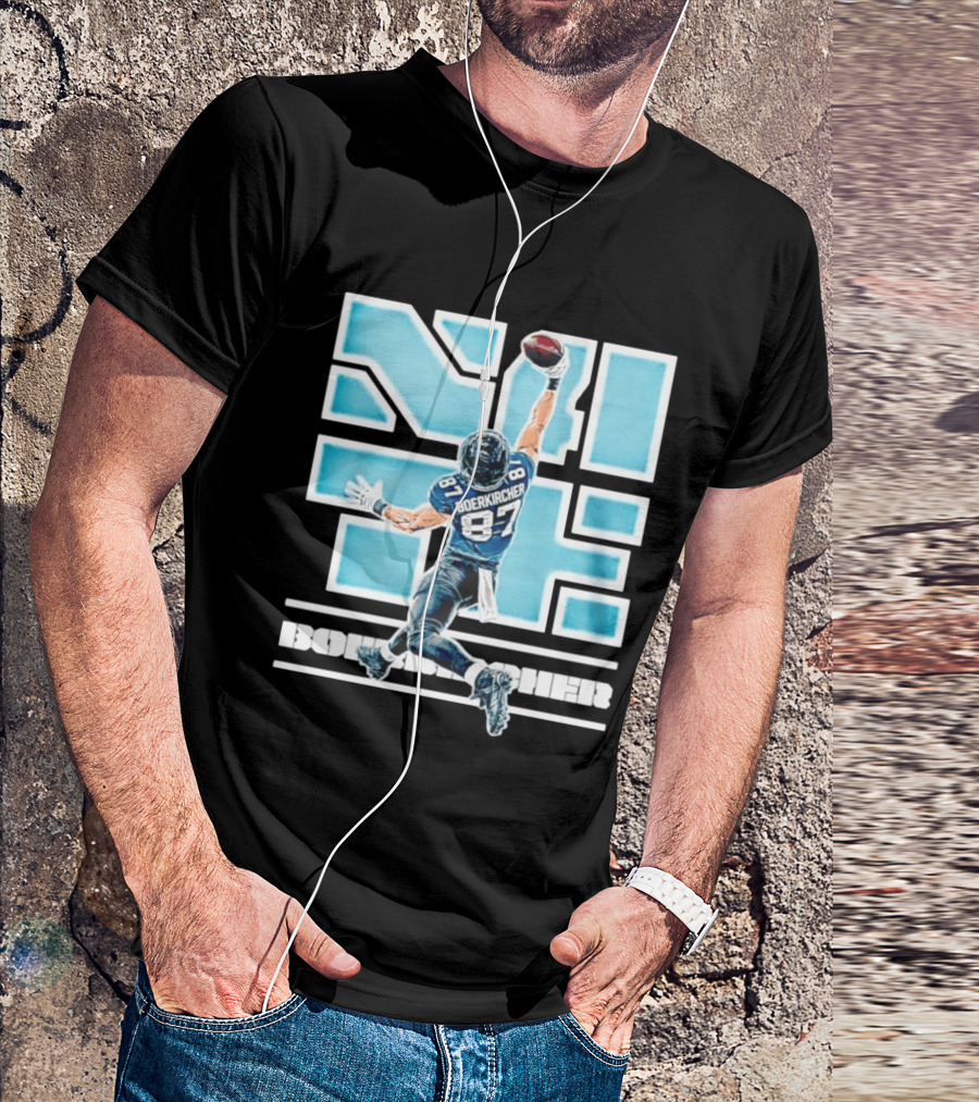 Nate Boerkircher Jacksonville Jaguars 87 One Hand Catch Pose T-Shirt