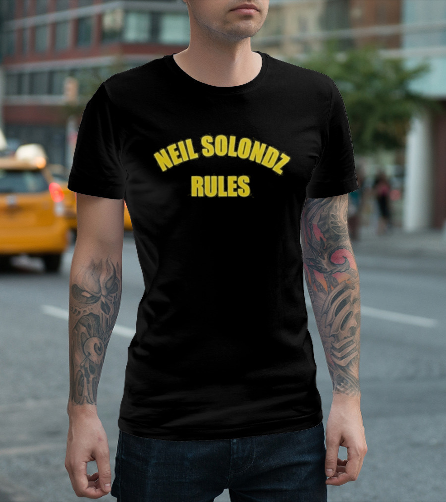 Neil Solondz Rules Bold Yellow T-Shirt