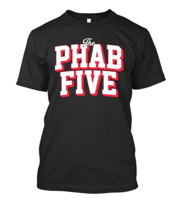 The Phab Five Philadelphia 76ers Basketball Fans T-Shirt