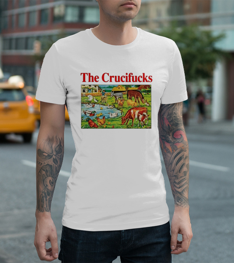Alternative Tentacles Records The Crucifucks Farmyard T-Shirt