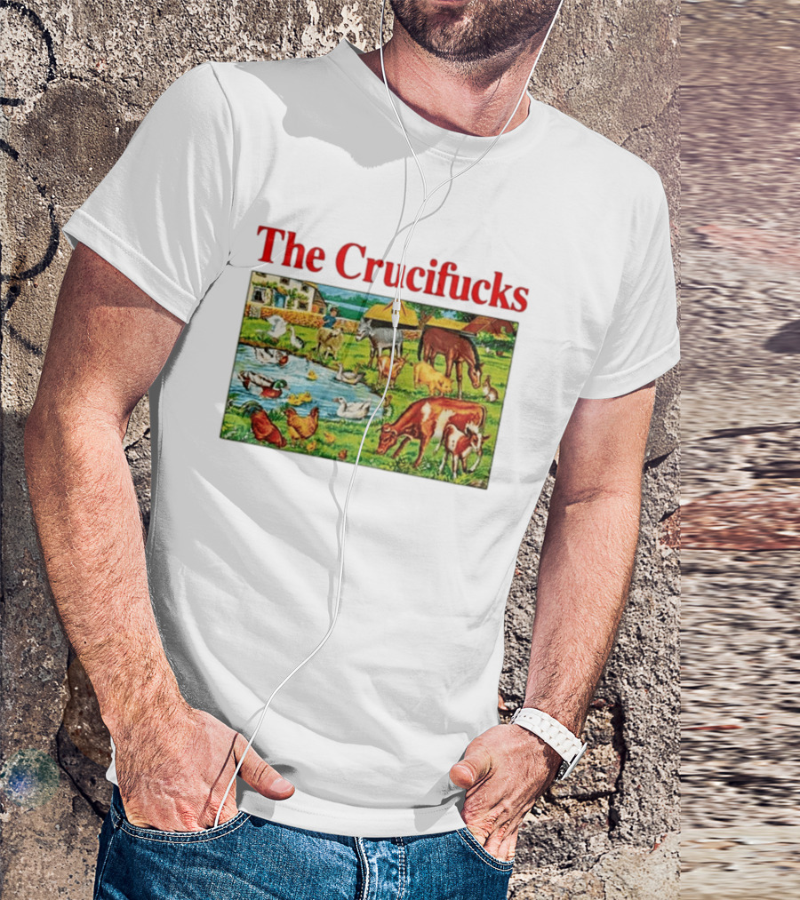 Alternative Tentacles Records The Crucifucks Farmyard T-Shirt