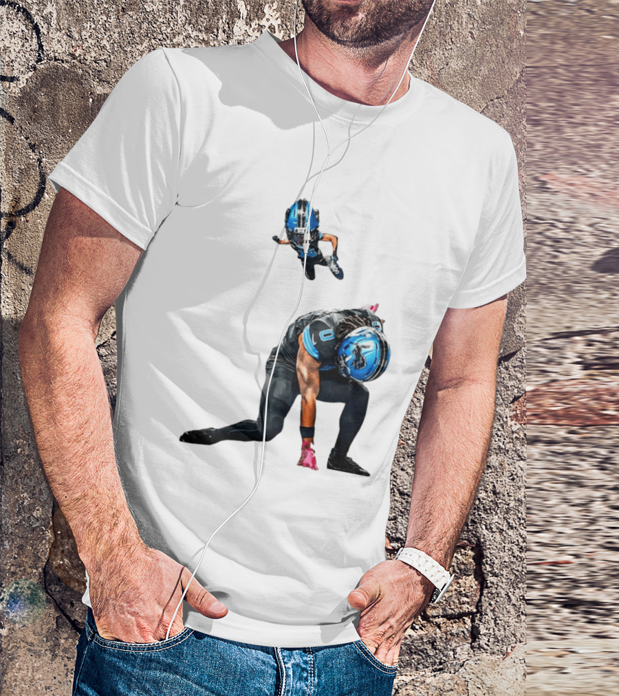 Amon Ra St. Brown Jahmyr Gibbs Super Hero Celebration Football Lions T-Shirt